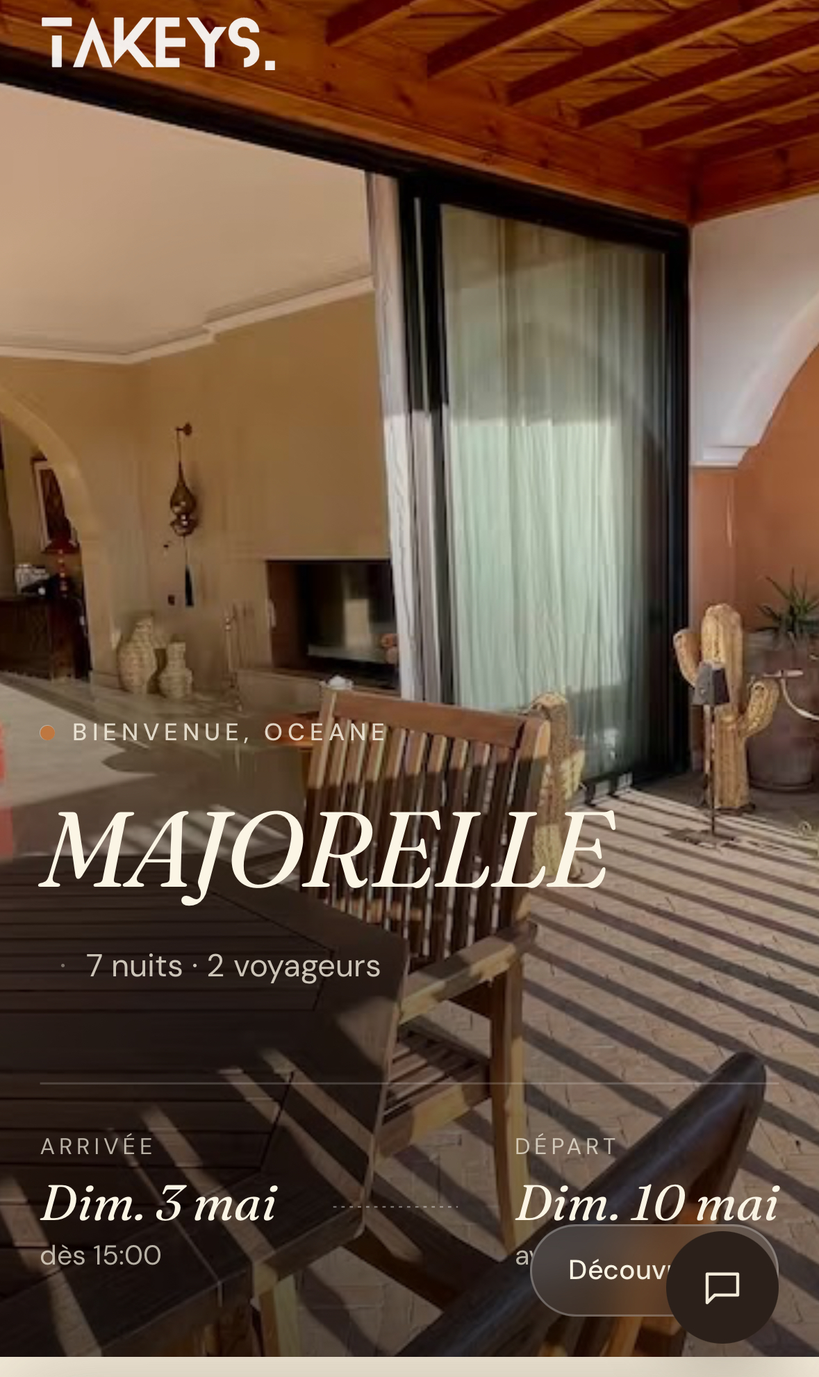 Portail Voyageur TAKEYS — Majorelle